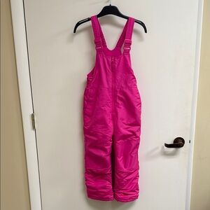 All in Motion Kids Pink Snow Bib Overalls 4/5